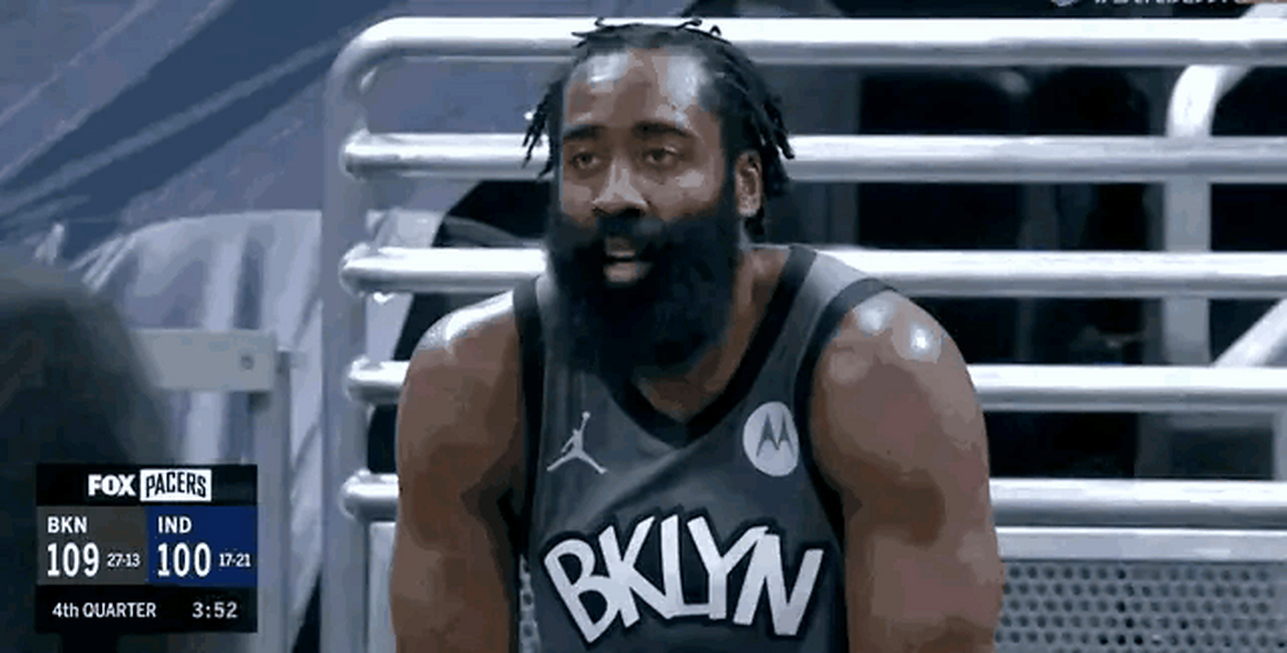 篮网擒下活塞，哈登贡献29分